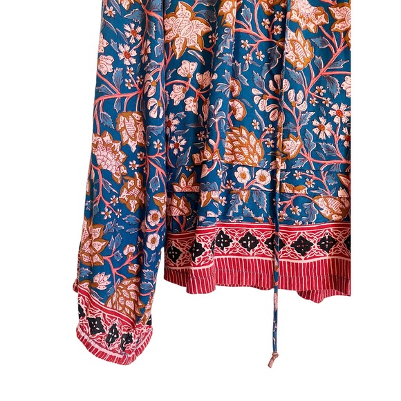 NAT BY NATALIE MARTIN NAVY FLORAL LIZZY TOP - Picture 5 of 7